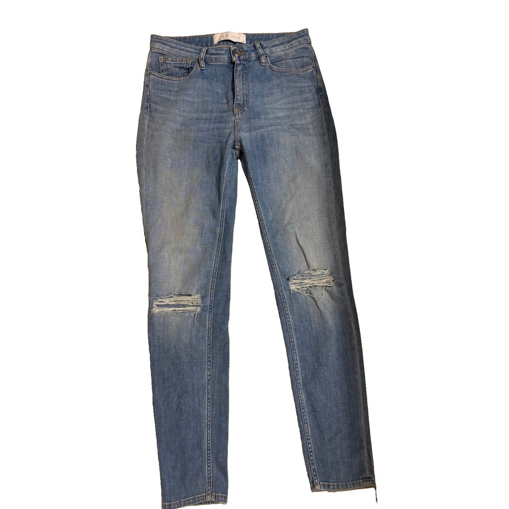 IRO JEANS Pamela Ajuste Distressed Skinny Jeans Size 27 Made In Italy
